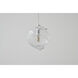 Canada 1 Light 6 inch Chrome Single Pendant Lighting Ceiling Light